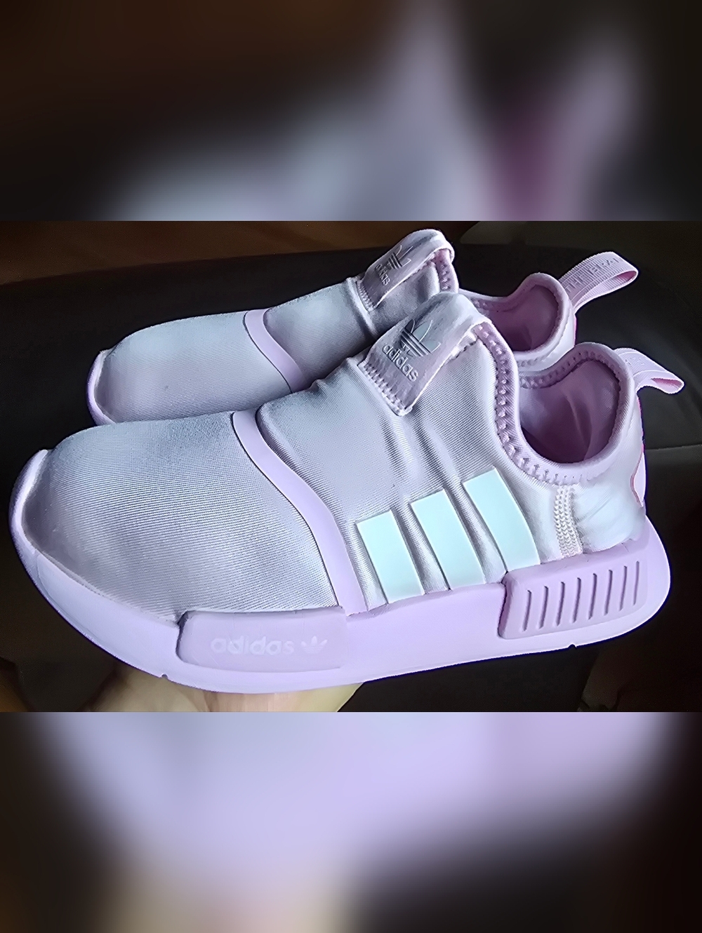 Sz 1 Little Girl's ADIDAS NMD 360 Low Orchid Fusion Pink Athletic Shoes